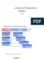 PP-SFC Introduction To Production Orders