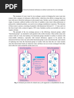 Fig. 1. Schemele Proceselor de Schimb Ionic Şi de Regenerare A Schimbătorilor de Ioni