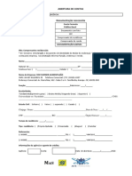 Formulario para Abertura de Contas