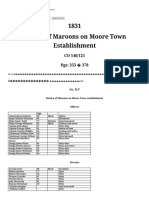 Maroons Moore Town Jamaica 1831 - Officers and Men