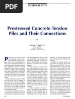 Prestressed Concrete Tension Piles and Their Connections PDF