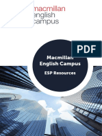 Macmillan English Campus: ESP Resources