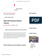 Ujian Kemampuan Bahasa Jepang Dari N5 Sampai N1