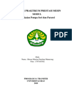 LAPORAN PRAKTIKUM PRESTASI MESIN - Pompa Revisi