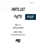 Fxj770 Parts List
