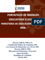 Portafolio Modelos Educativos Flexibles PDF