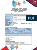 Activity Guide and Evaluation Rubric Task 5 – Blog Design
