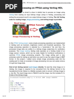 Image Processing On FPGA Using Verilog HDL - FPGA4student