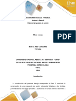 Propuesta de intervención psicosocial para mejorar el funcionamiento familiar