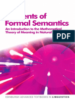 Elements of Formal Semantics: An Introduction To The Mathematical Theory of Meaning in Natural Language