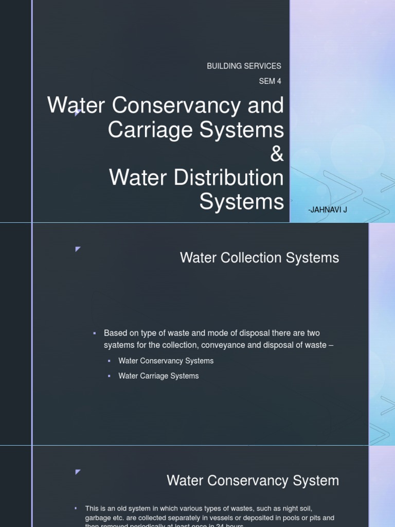 Water conservancy and carriage systems | Sanitary Sewer | Wastewater