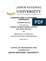 K-Means Data Clustering Approach: Jaipur National University