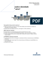 Product Data Sheet Medidores de Vazão e Densidade Série f Product Micro Motion Pt 176148