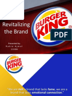 Revitalizing The Brand - Burger King