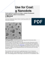 A New Use For Coal: Glowing Nanodots