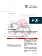 Programa Analítico 2019-I - Dibujo Topografico