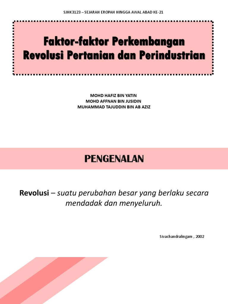 Revolusi Pertanian Dan Industri Pdf