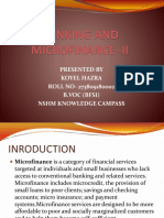 Banking and Microfinance - II