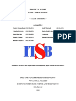 Laporan Praktikum Karakteristik Kertas