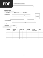 Position Applied For:: Employment Data Form