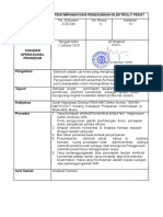 SOP Penyimpanan Elektrolit Konsentrat