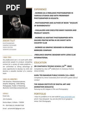 cv resume