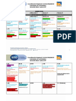 Calendario de Actividades Enero-junio 2019