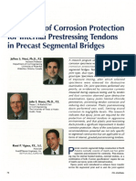 Evaluation of Corrosion Protection For Internal Prestressing Tendons in Precast Segmental Bridges PDF