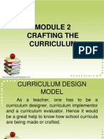 Crafting The Curriculum