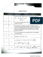 Phys 2007 P1 Solution