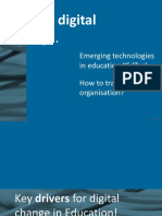 Driving Digital Change.: Emerging Technologies in Education #Edtech How To Transform Your Organisation?