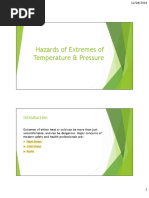 Lect-9-Hazards of Etremes of Temperature