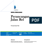 Modul Perancangan Jalan Rel 