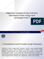 Kekurangan Sumber Energi