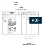 Daftar Barang Bukti