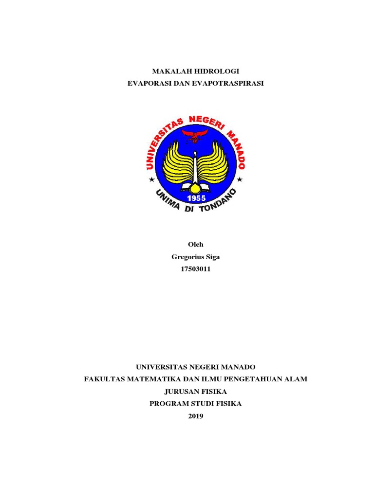 Final Evaporasi | PDF