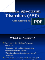 Autism Spectrum Disorders (ASD)