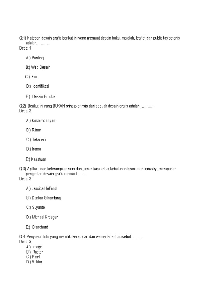 Soal Dan Jawaban Jaringan Dasar Kelas X