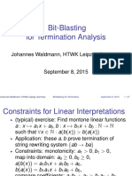 Bit-Blasting For Termination Analysis