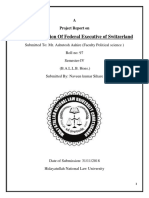 Power and Position of Federal Executive of Switzerland