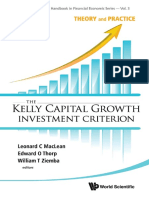 [World Scientific Handbook in Financial Economic Series] Leonard C. MacLean, Edward O. Thorp, William T. Ziemba - The Kelly Capital Growth Investment Criterion_ Theory and Practice (2011, World Scientific Publishing Company).pdf