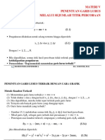 PENENTUAN GARIS LURUS TERBAIK