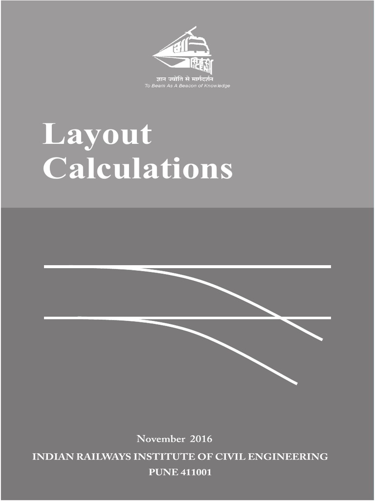 Layout Calculations for Railway Turnouts | PDF | Track (Rail Transport ...