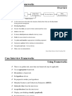 Case Interview - Prep - Frameworks PDF