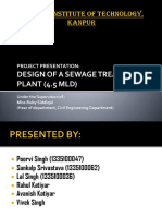 Design of A Sewage Treatment PLANT (4.5 MLD) : Project Presentation