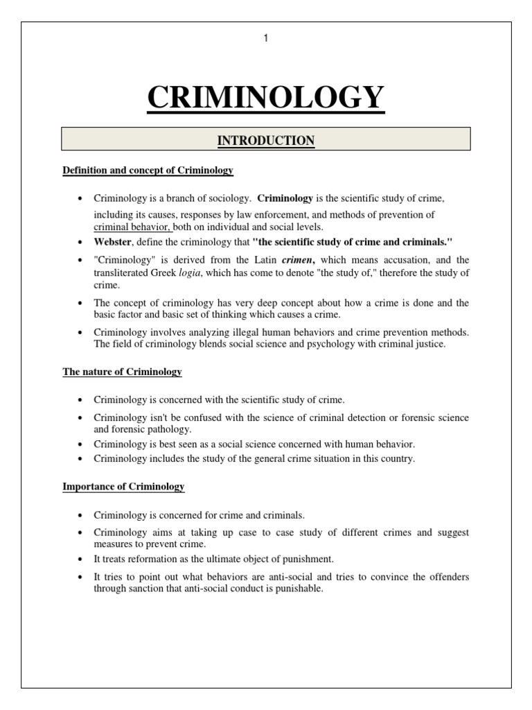 example of a criminology research proposal