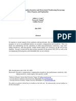 Calculation of Compensation Incentives and Firm-Related Wealth Using Execucomp