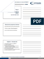 Tema 1 Introducción Al PMBOK Parte 1: Dirección de Proyectos: Términos