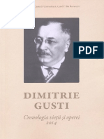 Dimitrie Gusti - Cronologia Vietii Si Operei - 2014 PDF