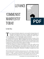 Relevance of the Communist Manifesto Today